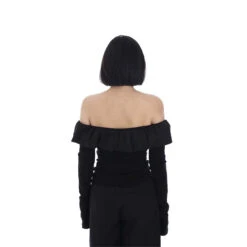 Ruffle Off-Shoulder Flare-Layer Long Sleeve Top 9 Ruffle Off-Shoulder Flare-Layer Long Sleeve Top -Modern Wear Shop 002193a781a7536179d74ab1791e614c