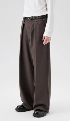 Wide Leg Pleated Trousers With Button Details 16 Wide Leg Pleated Trousers With Button Details -Modern Wear Shop 003620cd3b6d64f3630aba425ba38be3