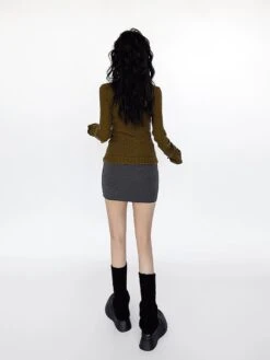 Flare Long Sleeve Ribbed Knit Top With Cutouts 30 Flare Long Sleeve Ribbed Knit Top With Cutouts -Modern Wear Shop 01a2fc59a008480bf60b3d866ea24e06