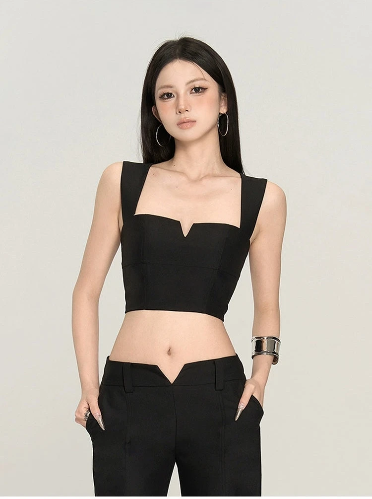 Sleeveless Sweetheart Neckline Extra-Cropped Top 7 Sleeveless Sweetheart Neckline Extra-Cropped Top - Image 7