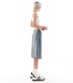 Denim Bermuda Wide-Leg Jean Shorts -Modern Wear Shop 045e44e0a497c2cd0fe3f91a191c830b