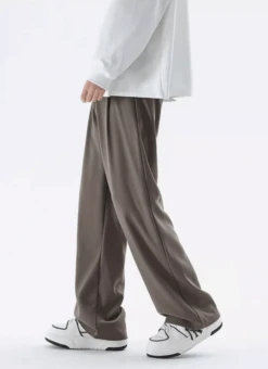 Wide Leg Tailored Lightweight Trousers With Belt Detail 27 Wide Leg Tailored Lightweight Trousers With Belt Detail -Modern Wear Shop 04a5fb363f250b24d92c36242d8a696c