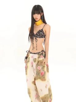 Leopard Print Tie-Front Triangle Bikini Set -Modern Wear Shop 04f1ed79f092f12c1a90ee6cab39328d