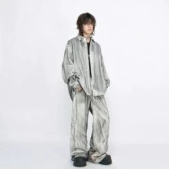 Stone Wash Button-Up Faded Denim Overshirt -Modern Wear Shop 057d857cec16582e0619855023287df1