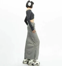 Adjustable Drawstring Midi Cargo Skirt -Modern Wear Shop 06bc32fe2bc7405cde52b11e985448f5