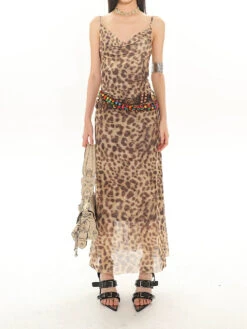 Leopard Print Sheer Maxi Dress -Modern Wear Shop 07222b762d26c999e1174d89a2ea8d74