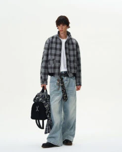 Plaid Bomber Jacket With Stand Collar 26 Plaid Bomber Jacket With Stand Collar -Modern Wear Shop 07a467553e0a4b299c235507d6abeb2c