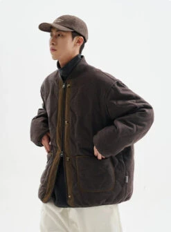 Quilted Drop Shoulder Button Jacket With Front Pockets 28 Quilted Drop Shoulder Button Jacket With Front Pockets -Modern Wear Shop 087ff6548d5c6eb731c9d8753cf3f9f8