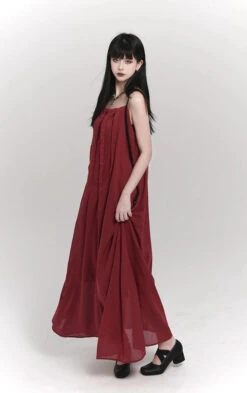 Spaghetti Strap Asymmetrical Hem Maxi Dress 14 Spaghetti Strap Asymmetrical Hem Maxi Dress -Modern Wear Shop 09de075254068c7683a8b50399074664