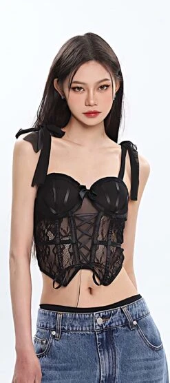 Bow Strap Corset Top 34 Bow Strap Corset Top -Modern Wear Shop 0b3cac0f7d590eadf45e38839dda8943