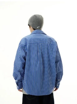Oversized Boxy Striped Button-Down Shirt 13 Oversized Boxy Striped Button-Down Shirt -Modern Wear Shop 0b78d6948a076ffa8acfb9ece32e81bb