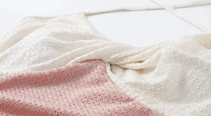 Ruffled Hem Textured Two-Tone One-Piece Swimsuit 9 Ruffled Hem Textured Two-Tone One-Piece Swimsuit - Image 9