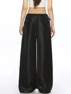 Wide Leg Shimmer Pants With Utility Pockets 23 Wide Leg Shimmer Pants With Utility Pockets -Modern Wear Shop 0b9422940ada657303cfe02673a65db9