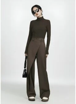High-Waist Wide-Leg Pareo Tailored Pants -Modern Wear Shop 0cb1beee2737a2d55d463a44f0540d5a