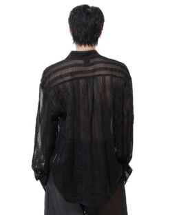 Sheer Striped Button-Up Long Sleeve Shirt With Chest Pocket 14 Sheer Striped Button-Up Long Sleeve Shirt With Chest Pocket -Modern Wear Shop 0d021e77836199d62814cd1d59bda6ec