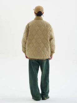 Quilted Zip-Up Jacket With Stand Collar -Modern Wear Shop 0d89d10321a20720c090dc1df405b4ac