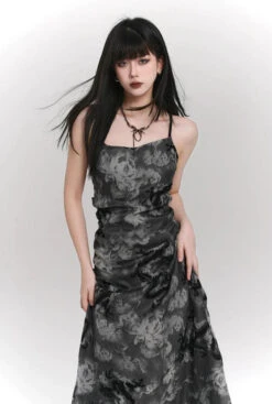 Sleeveless Asymmetrical Hem Floral Dress -Modern Wear Shop 0ddcb76dcf7710a349c9de1ee33b627d