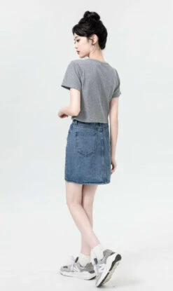 Square Neck Drawstring Crop Top -Modern Wear Shop 0ebb30eb53d2fa5268bb727599000cf4