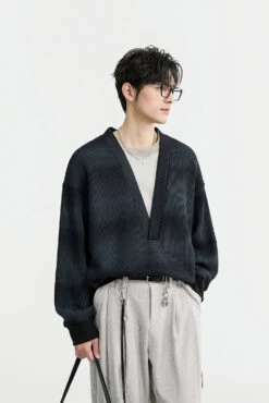 Mock Layered Gradient Ribbed V-Neck Knit Sweater 31 Mock Layered Gradient Ribbed V-Neck Knit Sweater -Modern Wear Shop 0ed5eccc571e6793e4612ea857953c46 16df6df8 803e 414c bde3 f7658d6cdae5