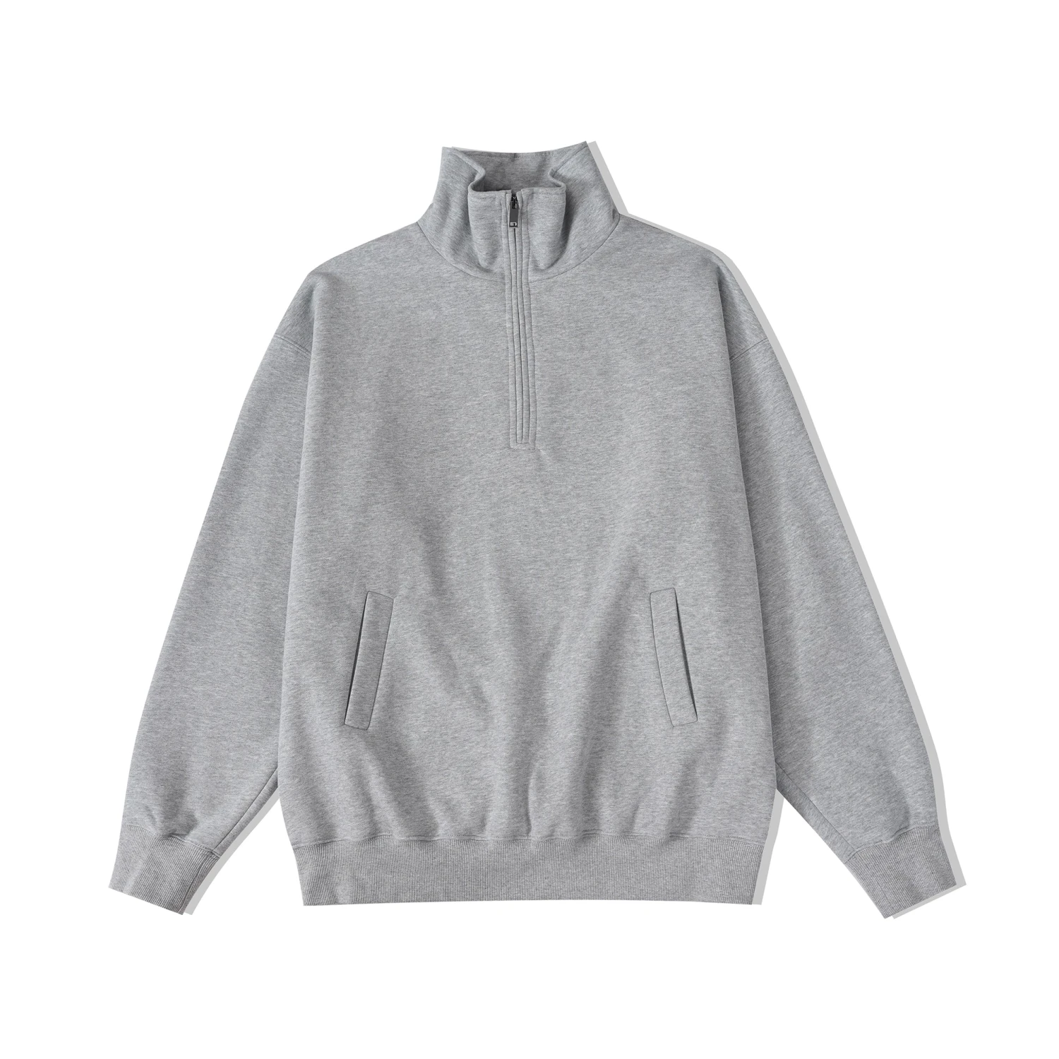 Slim Fit Quarter-Zip Cuffed Sweatshirt 12 Slim Fit Quarter-Zip Cuffed Sweatshirt - Image 12