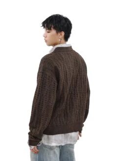 Collared Cutout Open Knit Sweater Top -Modern Wear Shop 10090393f8a887f5f192d985f382b783 7a0f0dd8 4783 4e33 b9b3 caca58110290