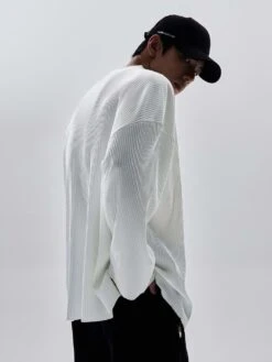 Oversized Ribbed Long Sleeve Shirt 17 Oversized Ribbed Long Sleeve Shirt -Modern Wear Shop 10aef39cf0ea3f291a179ab2bff924f2