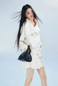 Double-Breasted Cropped Trench Coat With Belt Detail -Modern Wear Shop 10d214fc71185d8b15c6cb2b47104035 1