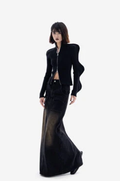 Sandblast Maxi Denim Skirt 13 Sandblast Maxi Denim Skirt -Modern Wear Shop 10ee64f80c77593dbdbe5987ec16569f