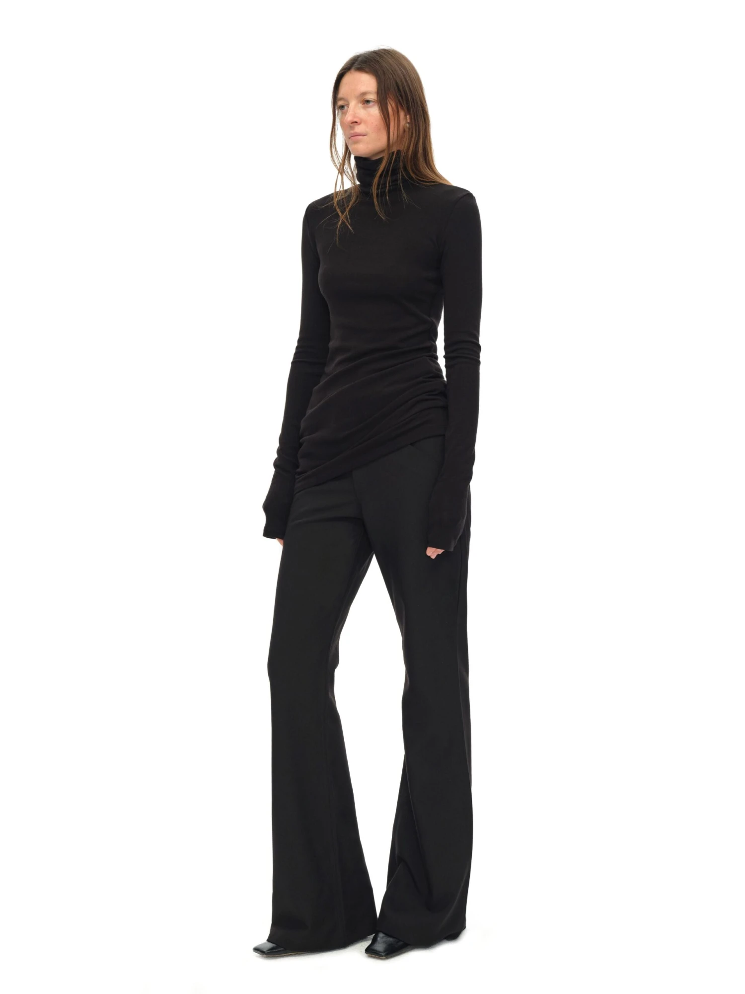 Slim Turtleneck Long Knit Lightweight Sweater 7 Slim Turtleneck Long Knit Lightweight Sweater - Image 7