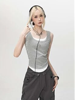 Mock Two-Piece Tank Top 17 Mock Two-Piece Tank Top -Modern Wear Shop 110edc5b60d373458fddf9f3f252e895