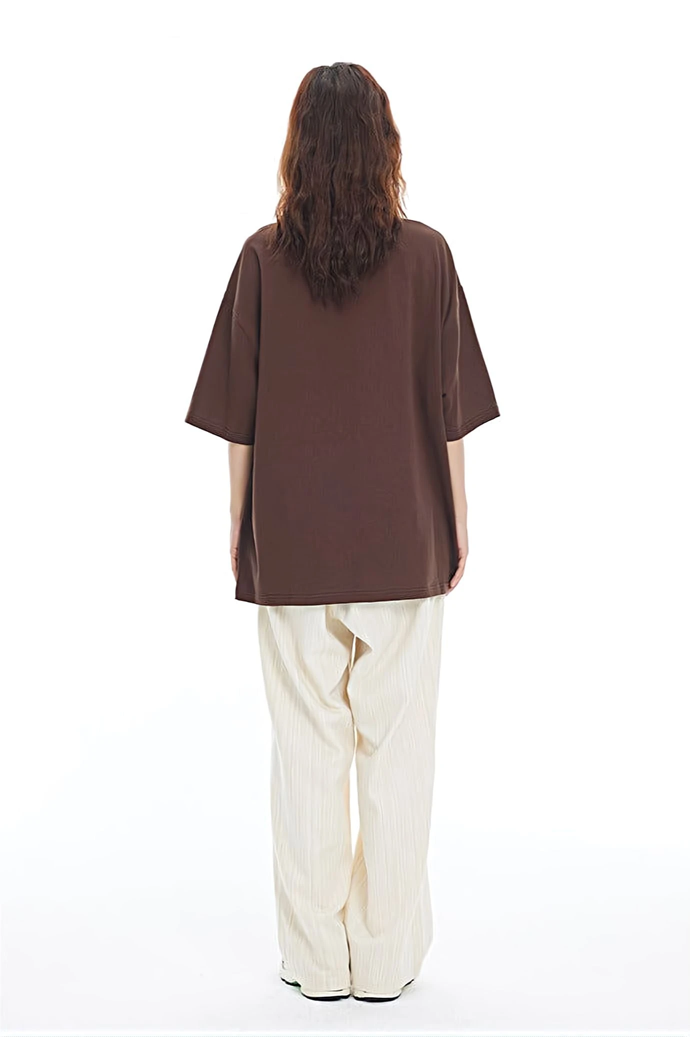 Textured Pinstripe Wide Leg Pants 7 Textured Pinstripe Wide Leg Pants - Image 7