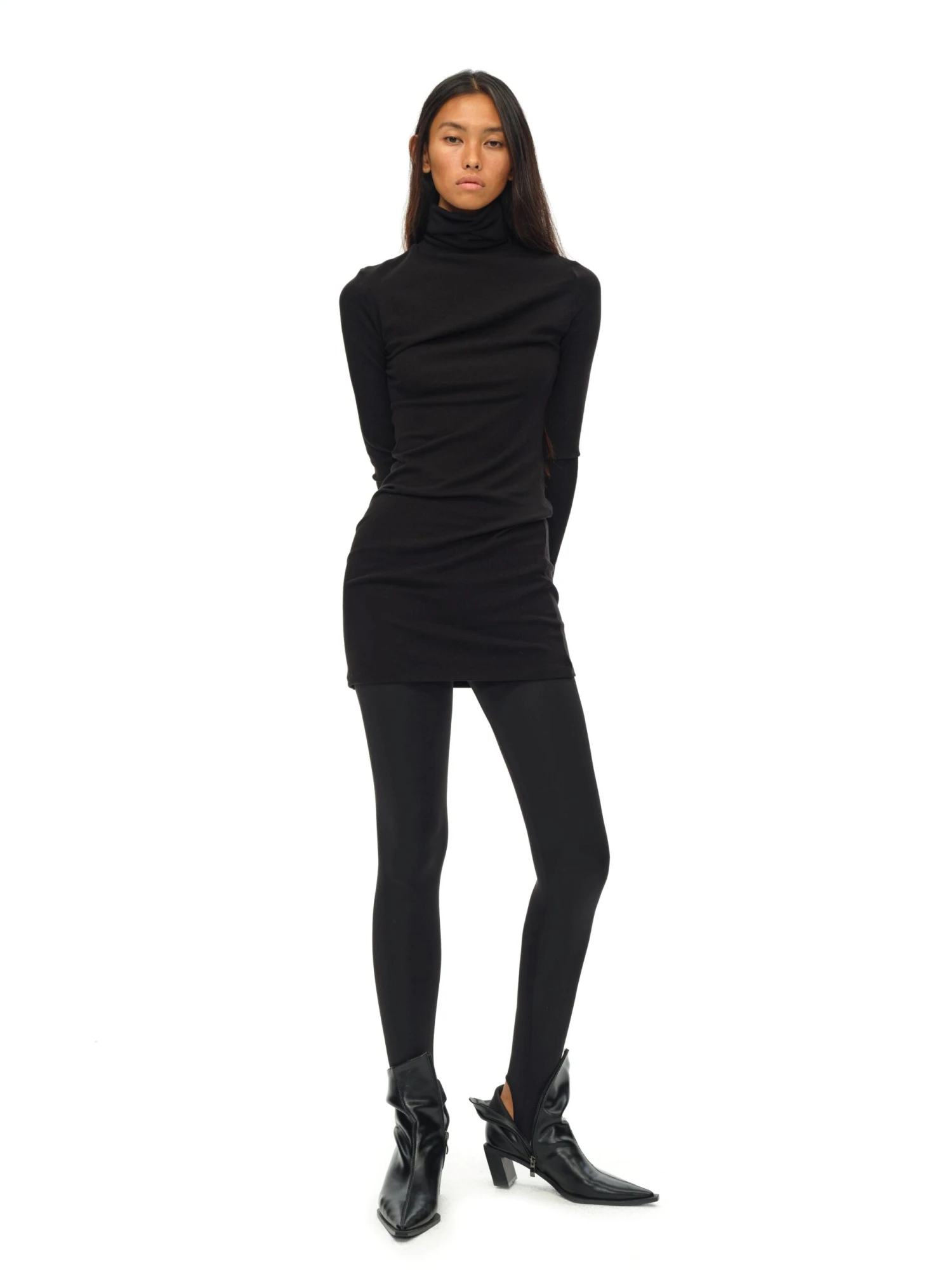 Slim Turtleneck Long Knit Lightweight Sweater 13 Slim Turtleneck Long Knit Lightweight Sweater - Image 13