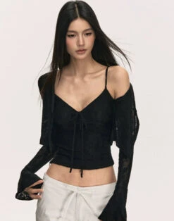 Floral Cami Top With Adjustable Strap And Flare Sleeve Crop Cardigan Two-Piece Set 25 Floral Cami Top With Adjustable Strap And Flare Sleeve Crop Cardigan Two-Piece Set -Modern Wear Shop 12083ffc6f5c6f845621dae83d0eb49c