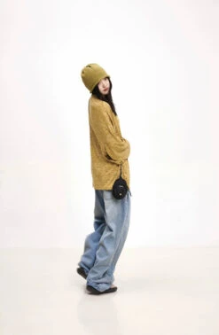 Oversized Heathered Long Sleeve Star-Print Tee -Modern Wear Shop 137ce7547696c3f5c11ba8ee1f159825