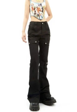 Utility Cargo Pocket Straight-Leg Trousers -Modern Wear Shop 13d45d4401a222859d9c0568bba87ee6