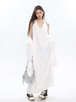 Low Neck Maxi Dress -Modern Wear Shop 15827ca24c43c66f99c27408f01be4dd