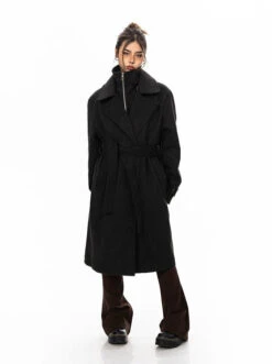 Oversized Belted Double Breasted Coat With Wide Collar 18 Oversized Belted Double Breasted Coat With Wide Collar -Modern Wear Shop 175470982f523c576e40e75e02596e13