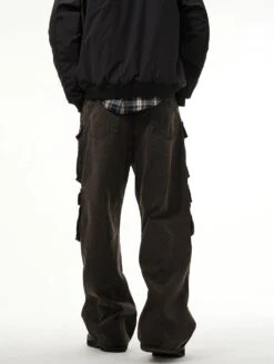 Faded Multi Pocket Denim Pants 23 Faded Multi Pocket Denim Pants -Modern Wear Shop 1791787e56f0995e86a2773cb398a93f