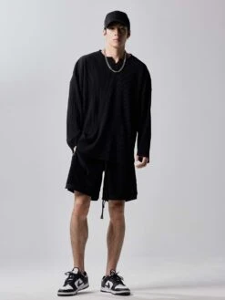 Oversized Ribbed Long Sleeve Shirt 23 Oversized Ribbed Long Sleeve Shirt -Modern Wear Shop 18343d361ed3587c0a7654bd9b305a65