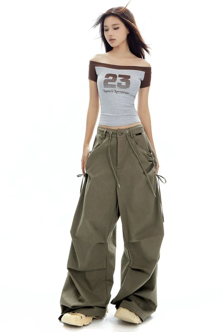 Cargo Jogger Pants With Side Pockets And Drawstrings 12 Cargo Jogger Pants With Side Pockets And Drawstrings - Image 12
