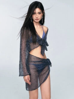 Sheer Mesh Sarong Bikini And Cover-Up Set -Modern Wear Shop 1adccc87847b69dd24714e0cdc7332f7
