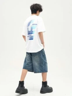 Faded Denim Shorts -Modern Wear Shop 1c81c042ab7b9f136062e63132b392c0