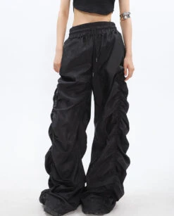 Ruched High-Waisted Jogger Pants -Modern Wear Shop 1cb637cef872879636afd36d27bf1787