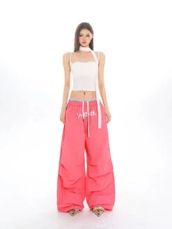 Spaghetti Strap Sweetheart Neckline Crop Top With Scarf -Modern Wear Shop 1ce4d265ec29f1156daefcead955f2e1