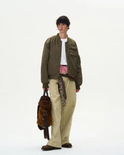 Drop Shoulder Oversized Bomber Jacket With Sleeve Zip Pocket -Modern Wear Shop 1d780b4939f253bd384819d9a47566aa