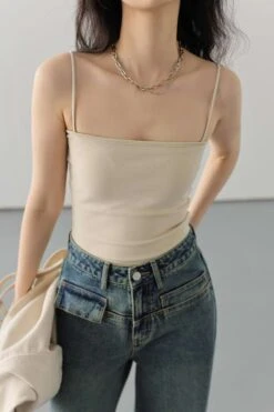 Slim Spaghetti Strap Top -Modern Wear Shop 1e44c9afa7bf0865efc169aa493bc515
