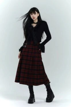 Ribbed Cardigan With Faux Fur Trim Detail -Modern Wear Shop 1e9d86f5af4d02ecc9ff1ca9c9172b6f