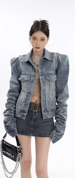 Belted Denim Micro-Mini Skirt -Modern Wear Shop 1ea1ebcdc880a792689c9ca0553c1752