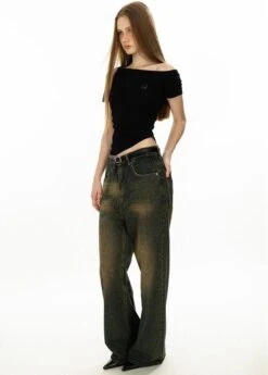 Asymmetric Neckline Slim Short Sleeve Crop Top 33 Asymmetric Neckline Slim Short Sleeve Crop Top -Modern Wear Shop 1fc5884d385fa9e8cb3a5e92ee983a35