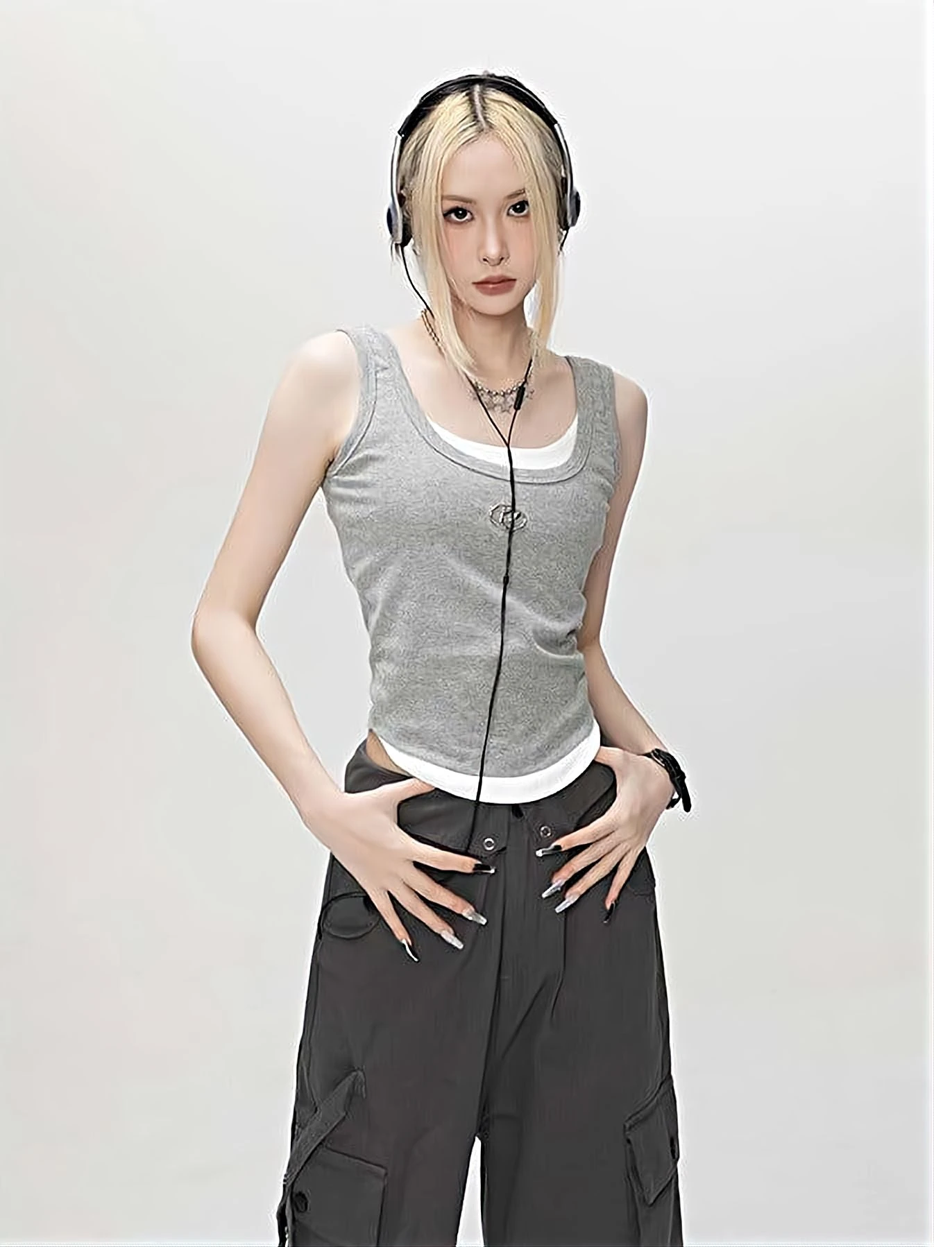 Mock Two-Piece Tank Top 7 Mock Two-Piece Tank Top - Image 7